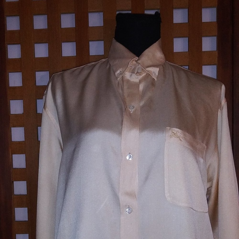 Burberry 100% Silk Blouse Size 10 M